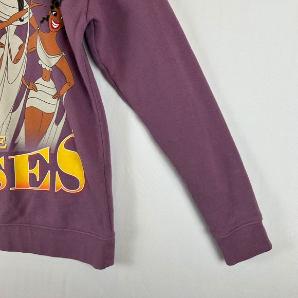 Disney Our Universe The Muses Sweatshirt Purple Graphic Print Crewneck Size M - Picture 8 of 10